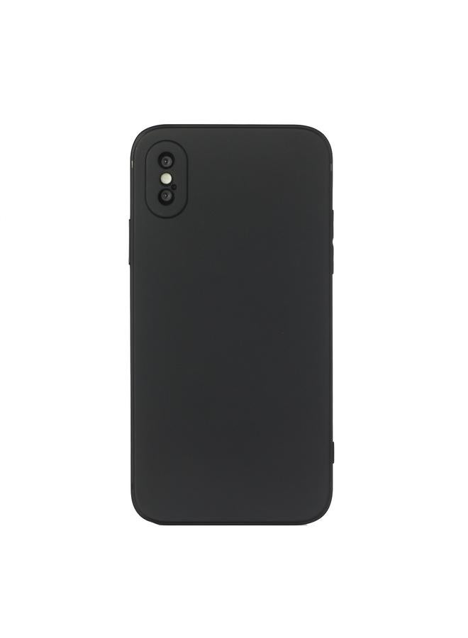 S-TOP Case For iPhone X / XS Straight Edge Solid Color TPU Shockproof Case - Image 1