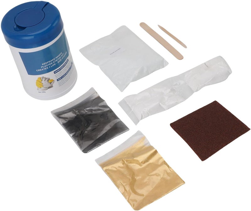 HEEPDD Hand Casting Powder Kit Refill, 3D Cloning Plaster, Perfect for Baby Souvenirs and Kids Crafts Hand Casting Powder Kit Refill, HighQuality Nan Handicraft - Image 3
