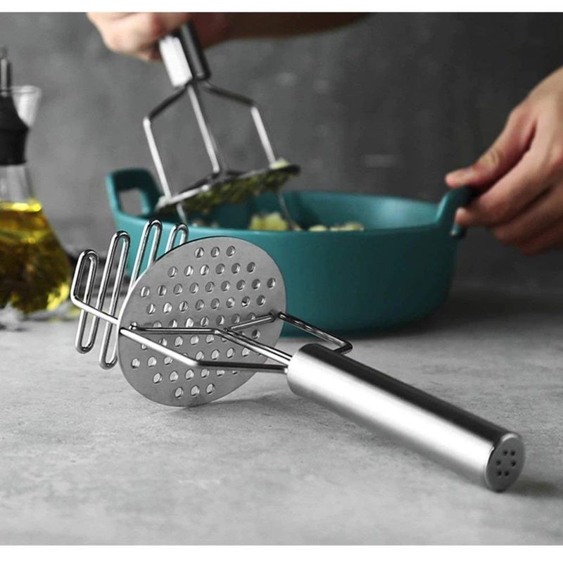 SEASPIRIT Stainless Steel Vegetable Masher Mash for DalVegetablePotatoBaby Foodpav bhaji Use in Kitchen Utensils - Image 2