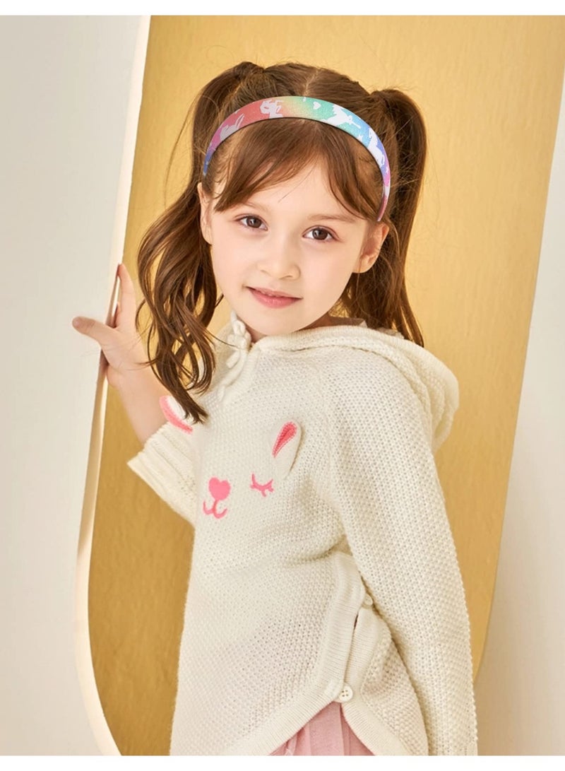 Excefore Glitter Unicorn Headband for Girls - Girls Headband for Kids Children No Slip Glitter Hair Bands for Toddler - Image 4