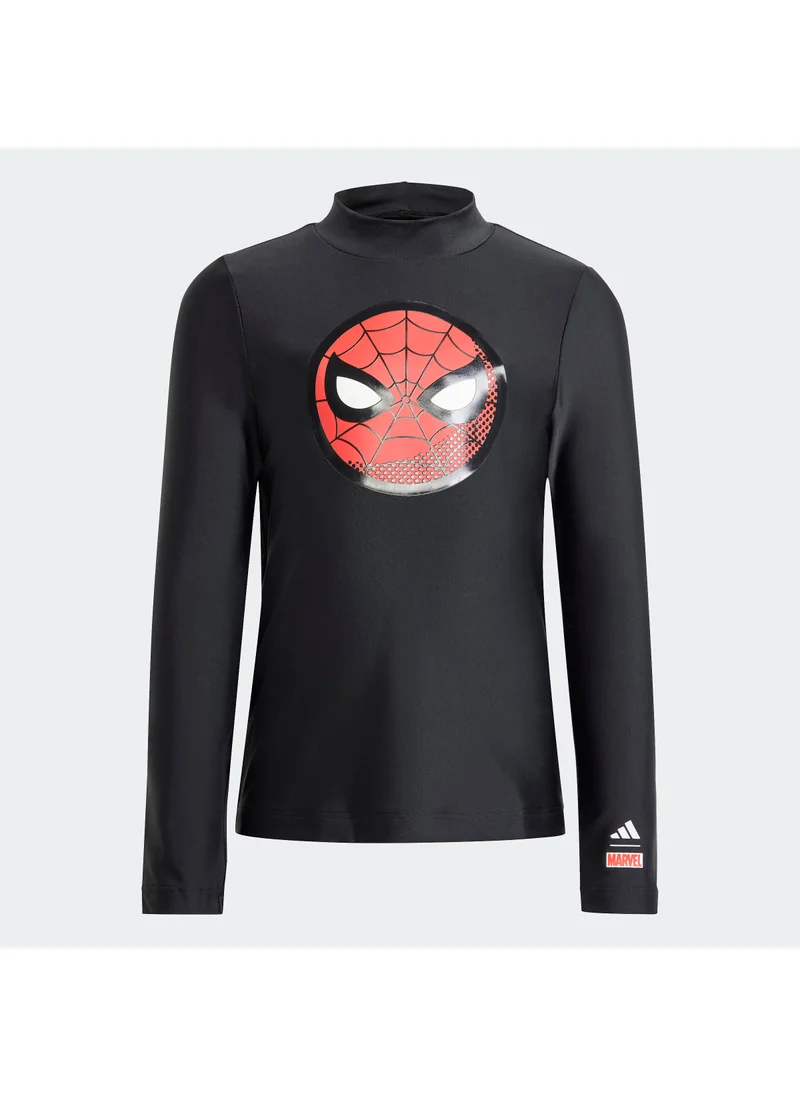 اديداس Kids Marvel Spider-Man Rash Guard