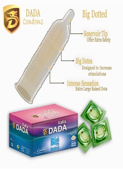 Dada Dada Big Dotted Condom 30's/Box Family Pack for family planing  - Image 2