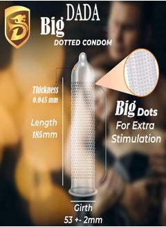 Dada Dada Big Dotted Condom 30's/Box Family Pack for family planing  - Image 3