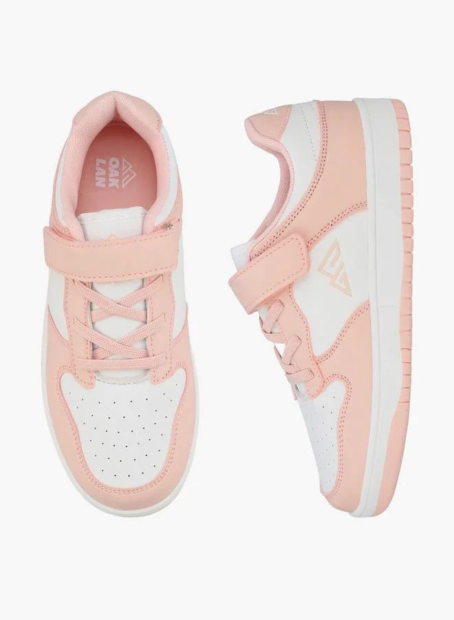 Oaklan By Shoexpress Girls Hook & Loop Ankle School Sneakers