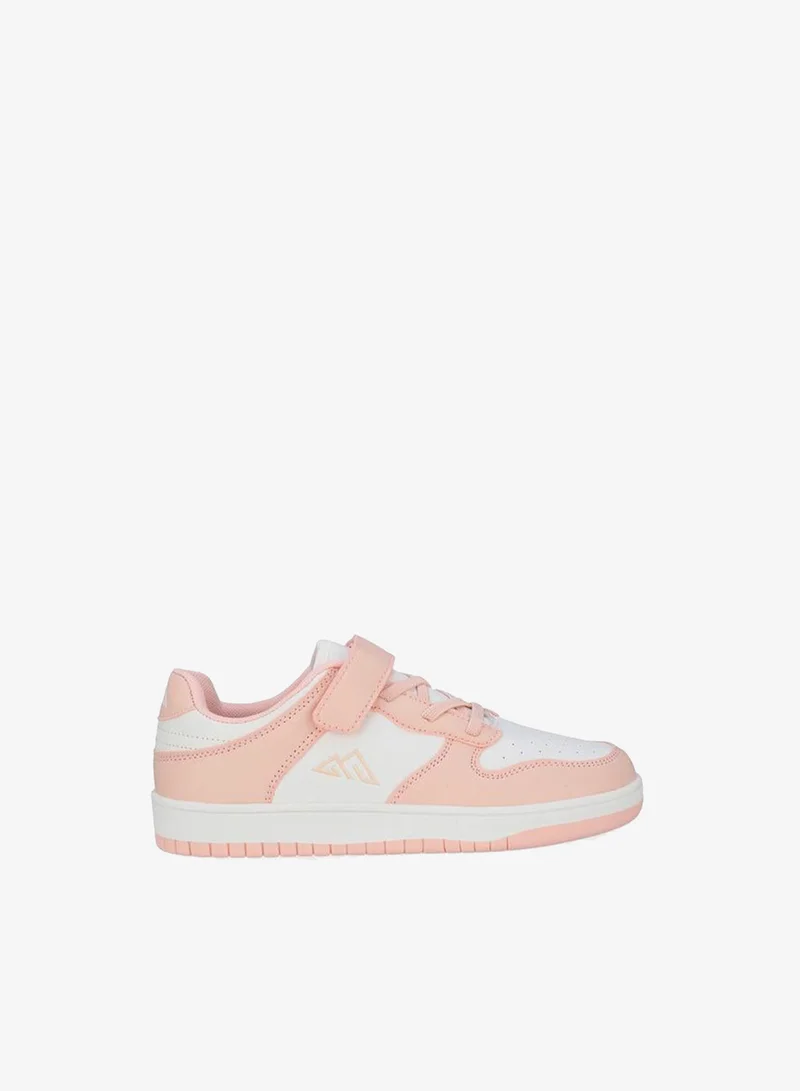 Oaklan By Shoexpress PINK Girls Hook & Loop Ankle School Sneakers for Women | Best Price UAE