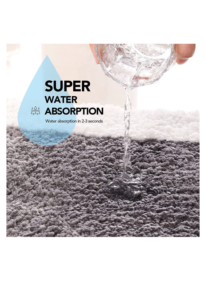 GGEROU Bathroom Rug Daisy Cute Bath Mat Soft Non Slip Absorbent Mat 50*80cm - Image 3