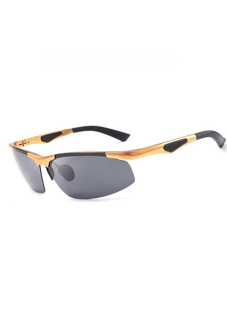 HDCRAFTER - New polarized frameless all aluminum magnesium sports driving cycling glasses - Image 1