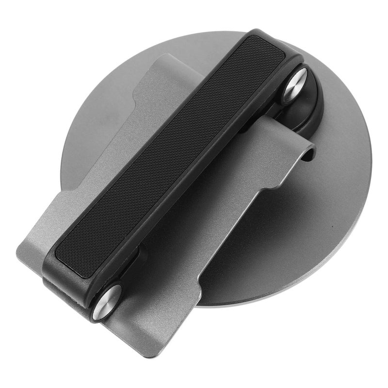 Adjustable Foldable Metal Tablet Phone Stand Desktop Holder For Home Office Gray - Image 2