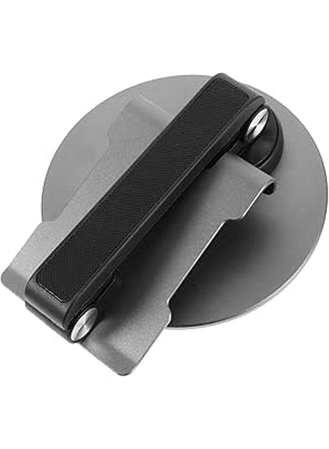 Adjustable Foldable Metal Tablet Phone Stand Desktop Holder For Home Office Gray - Image 1