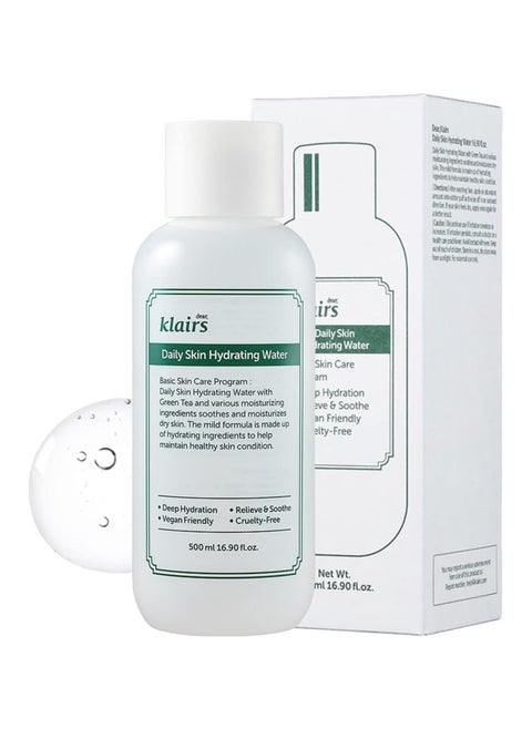 Daily Skin Hydrating Water 500ml, 100% Genuine