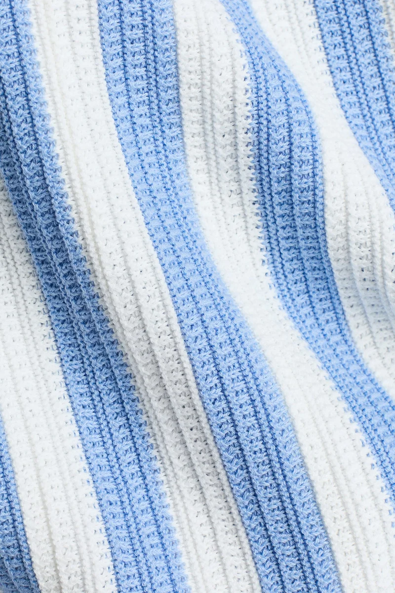 اتش اند ام فستان قطني بملمس بارز