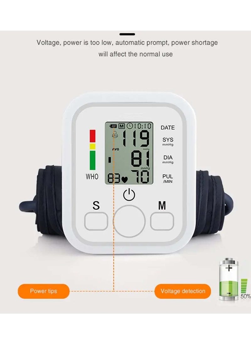 Digital Tensiometer – Automatic Arm Blood Pressure Monitor with Heart Rate Measurement | Professional Medical Equipment