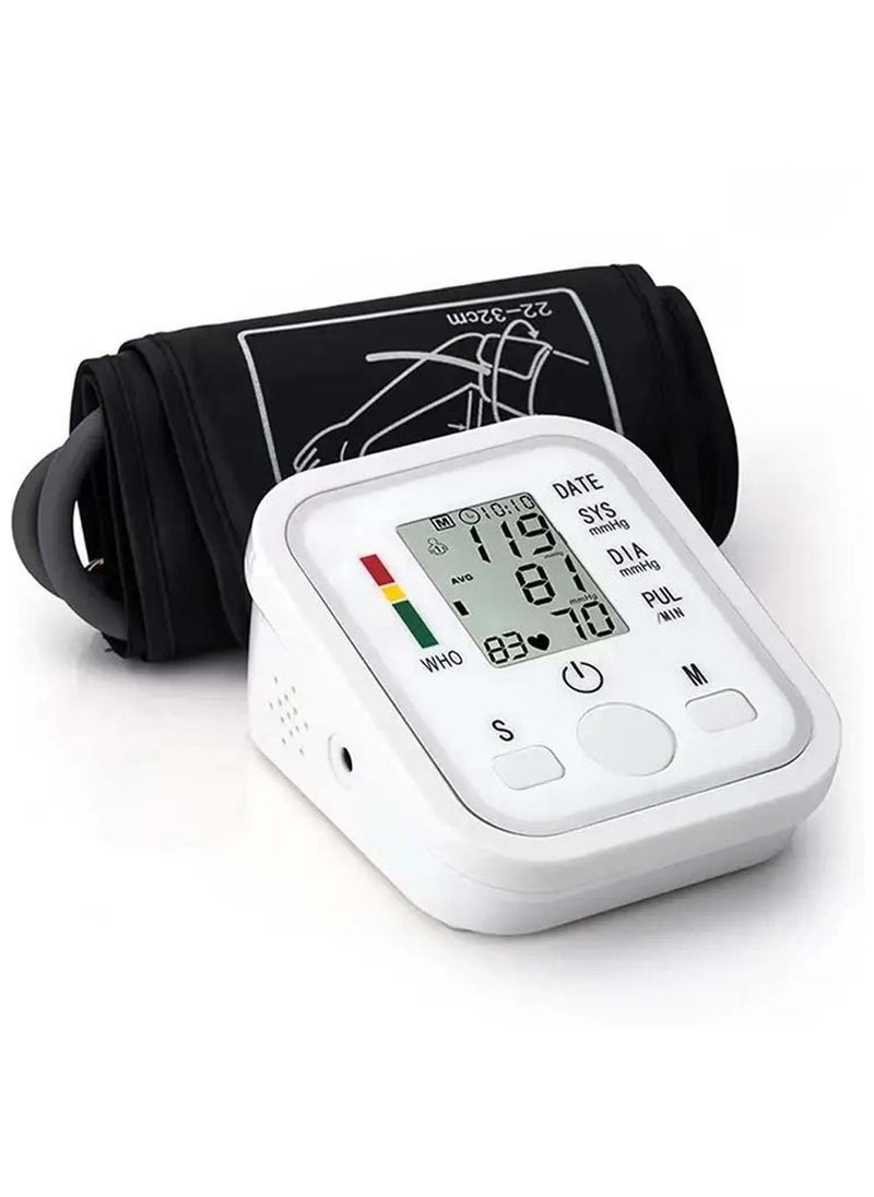 Digital Tensiometer – Automatic Arm Blood Pressure Monitor with Heart Rate Measurement | Professional Medical Equipment