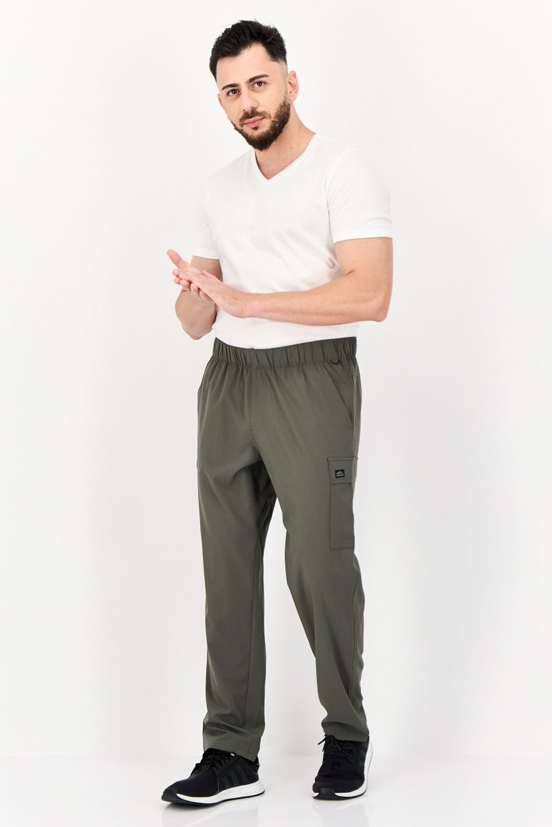 SKECHERS Men Sportswear Fit Walking Jogger Pants, Olive - Image 4