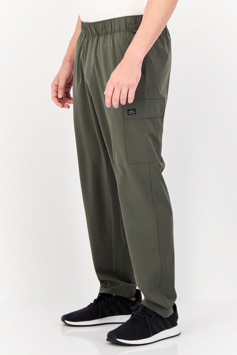 SKECHERS Men Sportswear Fit Walking Jogger Pants, Olive - Image 2