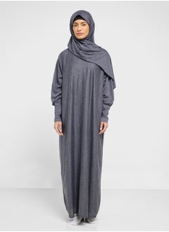 hayas closet Straight Sleeve Hooded Prayer Clothe  - Image 1