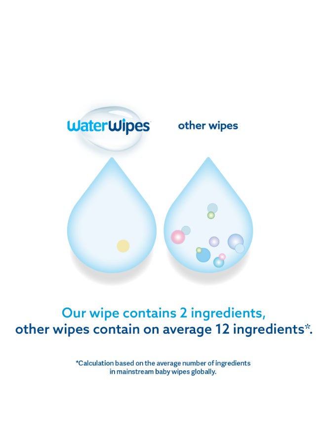 WaterWipes Plastic Free Xl Bathing Unscented 16 Wet Wipes - Image 5