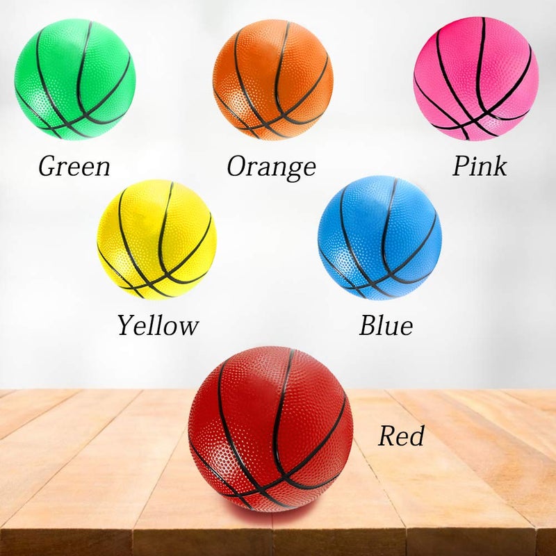 3 otters Mini Basketballs 6 Pack 75 Inch Basketball Set with Pump Durable PVC Basketballs for Mini Basketball Hoop for Toddlers Kids Teenagers for Pool Indoors Outdoors Party Favors - Image 5