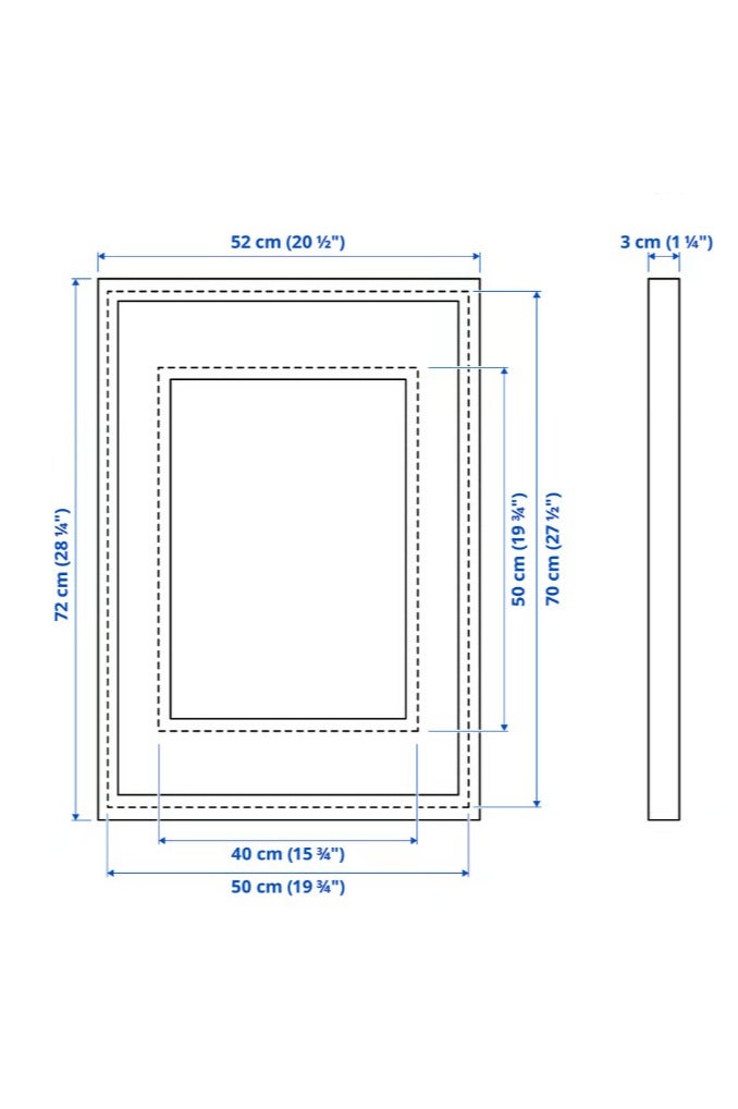 إطار RÖDALM، أبيض، 50x70 سم - Image 4