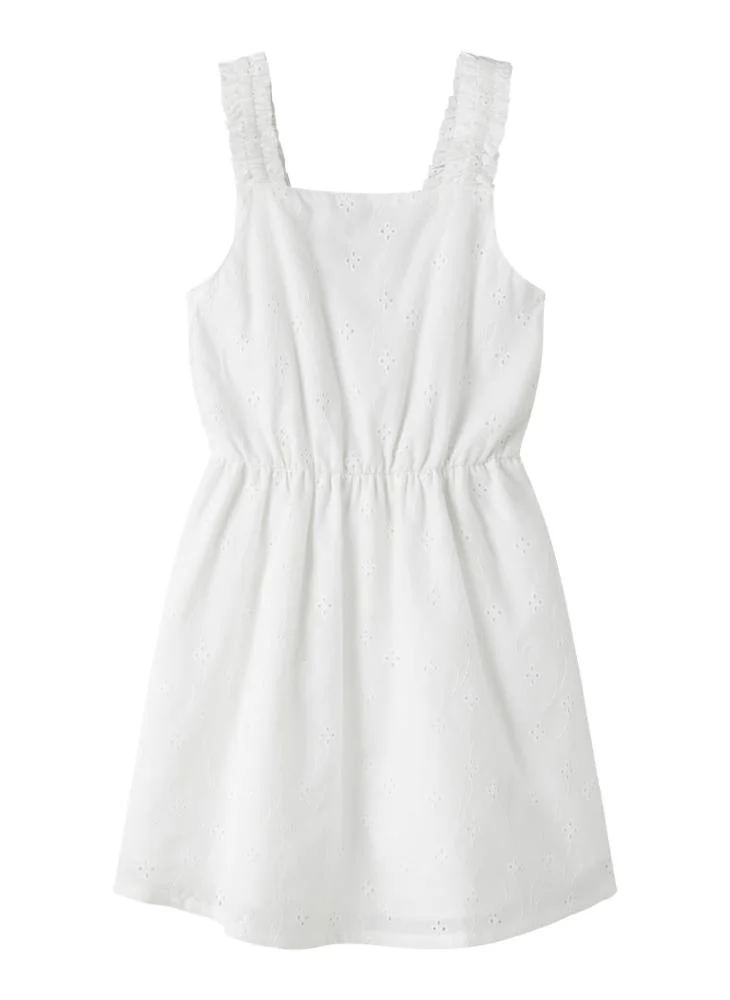 نيم ات فستان قصير بتفاصيل حمالات للأطفال