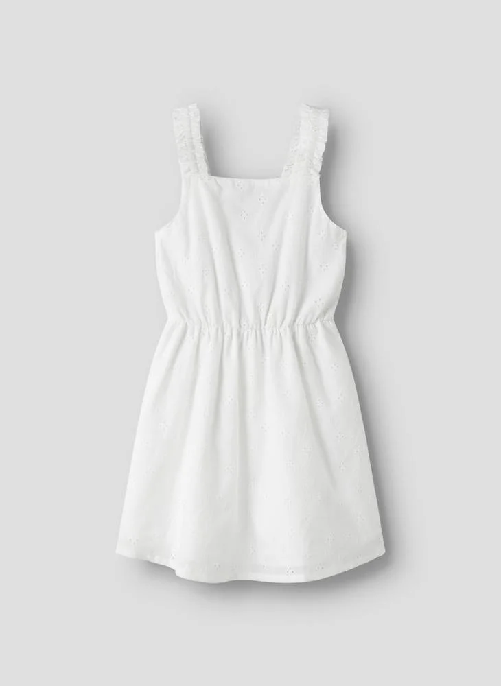 نيم ات فستان قصير بتفاصيل حمالات للأطفال