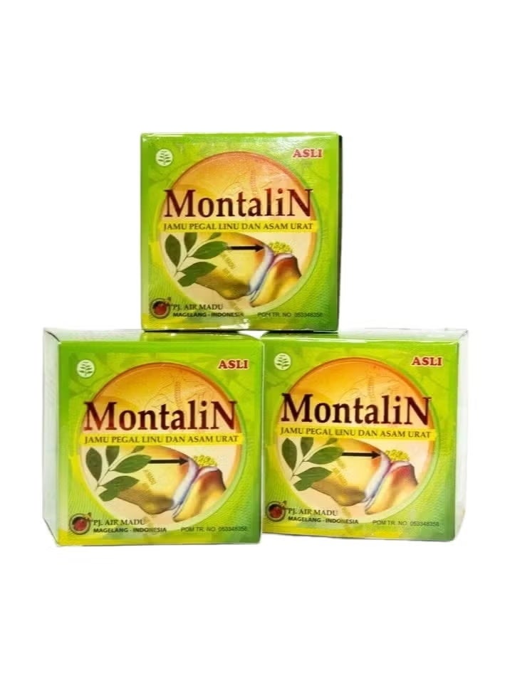 Montalin for joint, bone, and gout pain relief (3 packs)