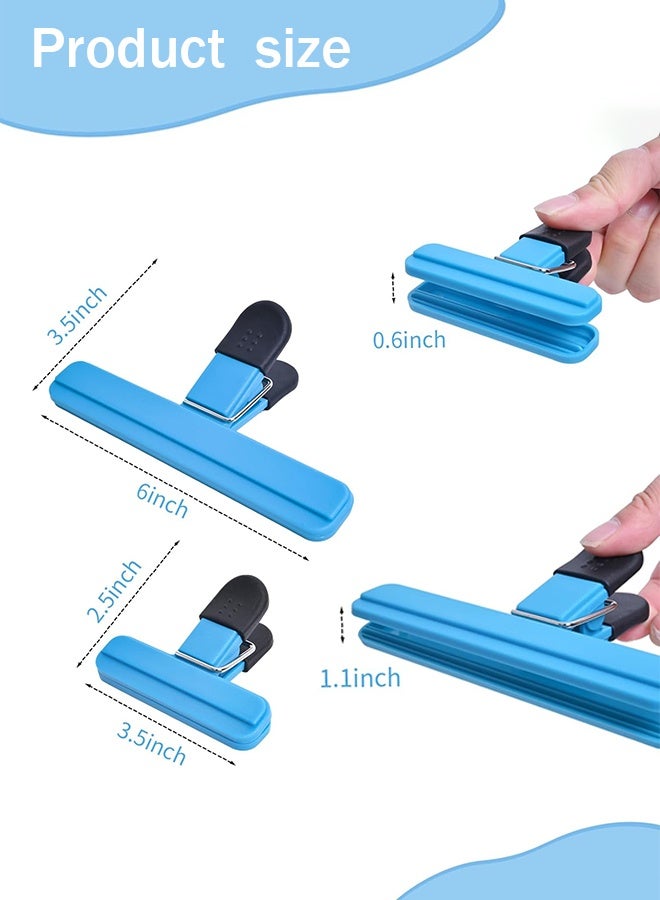 Sweet Life 9Pack Large Chip Bag Clips - Assorted Sizes Food Bag Clips Plastic Heavy Seal Grip - Image 2