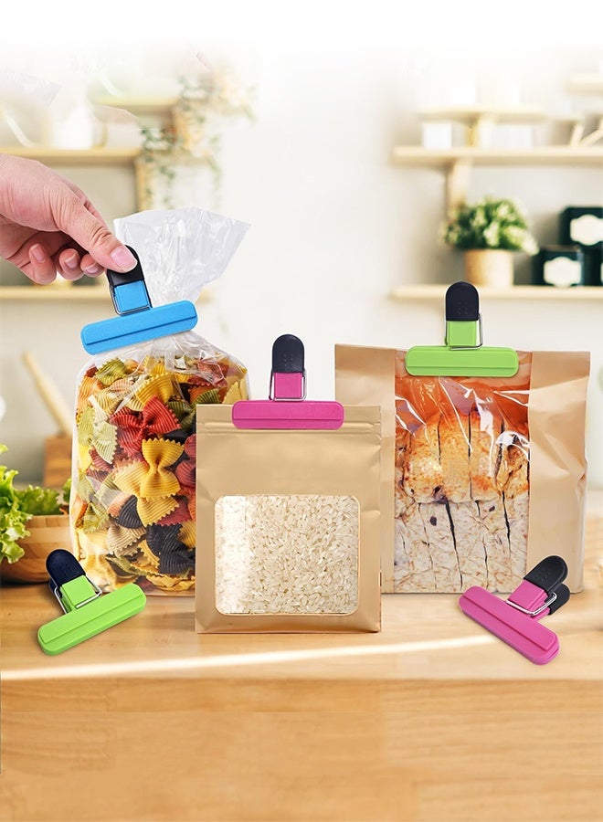 Sweet Life 9Pack Large Chip Bag Clips - Assorted Sizes Food Bag Clips Plastic Heavy Seal Grip - Image 5