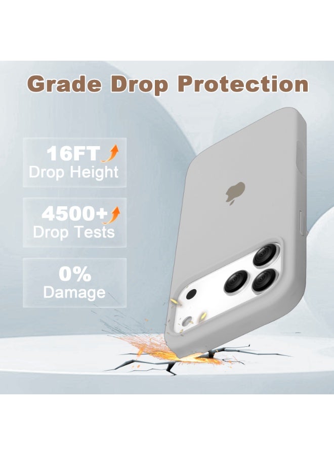 أوللاي ايفون 17 برو كيس واقي ، مادة السيليكون ، مقاومة للصدمات مع حماية عدسة الكاميرا وتغطية زر التحكم ، غطاء واقي للهاتف المحمول المضاد للصدمة ، متوافق مع إكسسوارات MagSafe - Image 3