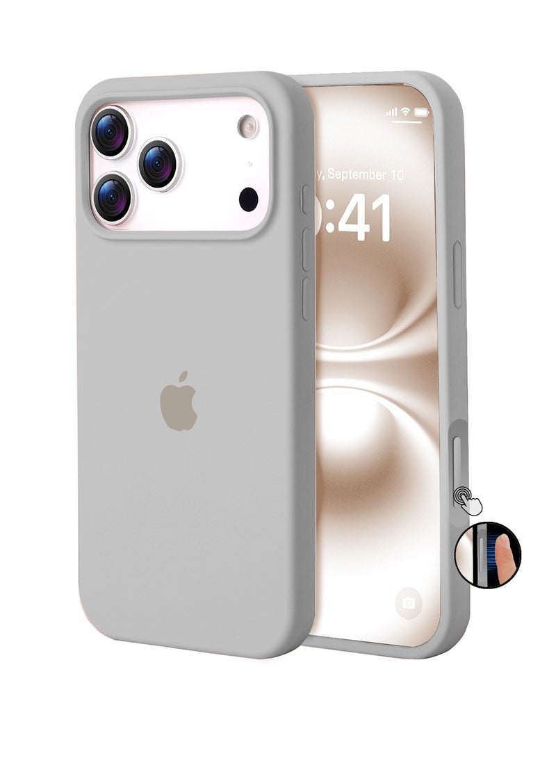 أوللاي ايفون 17 برو كيس واقي ، مادة السيليكون ، مقاومة للصدمات مع حماية عدسة الكاميرا وتغطية زر التحكم ، غطاء واقي للهاتف المحمول المضاد للصدمة ، متوافق مع إكسسوارات MagSafe - Image 1