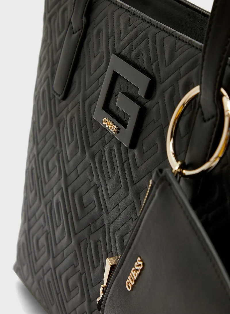 GUESS Janay Textured Tote