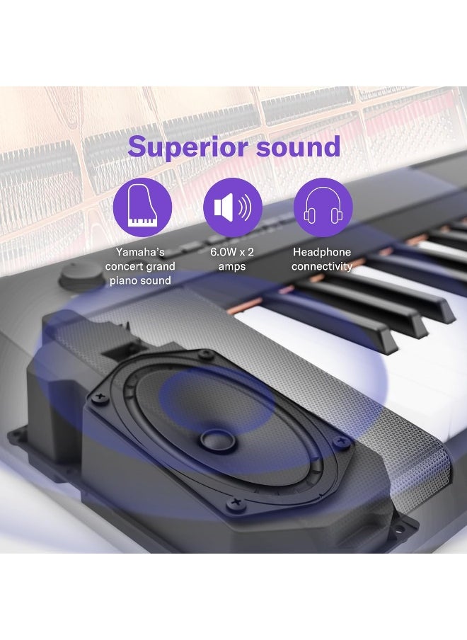 YAMAHA Yamaha NP-15 Piaggero - Lightweight and portable digital keyboard with 61 keystroke sensitive keys and 15 instrument voices  - Image 2