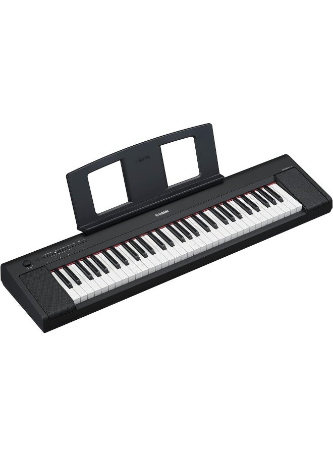 YAMAHA Yamaha NP-15 Piaggero - Lightweight and portable digital keyboard with 61 keystroke sensitive keys and 15 instrument voices  - Image 3