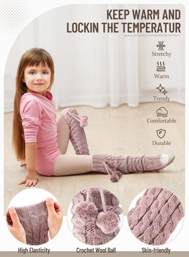 JaGely 6 Pairs Kawaii Leg Warmers Y2K Harajuku Leg Warmers for Girls Women Japanese Long Socks Cute Knitted Lolita Costume - Image 3