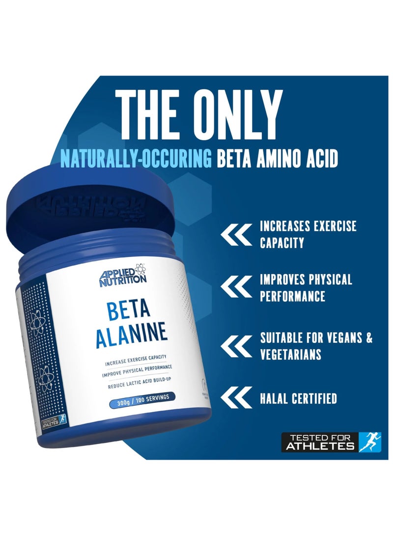 Applied Nutrition Beta-Alanine Powder 300g, Unflavored 100 Servings  - Image 2