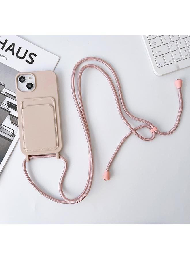 اس-توب حافظة لهاتف iPhone 12 Pro Max مع حزام كتف وحامل بطاقات من السيليكون المرن - Image 1