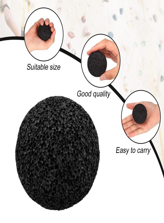 Sinbana Black Callus Ball for Hand, Non-Sweat Moon Grip Strength Ball Callus Rock for Skin Conditioning Strengthening Gripper Training Fidget Exercise Tool Anti-Sweat Anti-Slip Climbing Strengthener Trainer - Image 4