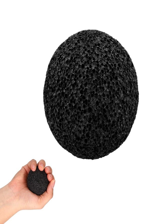 Sinbana Black Callus Ball for Hand, Non-Sweat Moon Grip Strength Ball Callus Rock for Skin Conditioning Strengthening Gripper Training Fidget Exercise Tool Anti-Sweat Anti-Slip Climbing Strengthener Trainer - Image 1