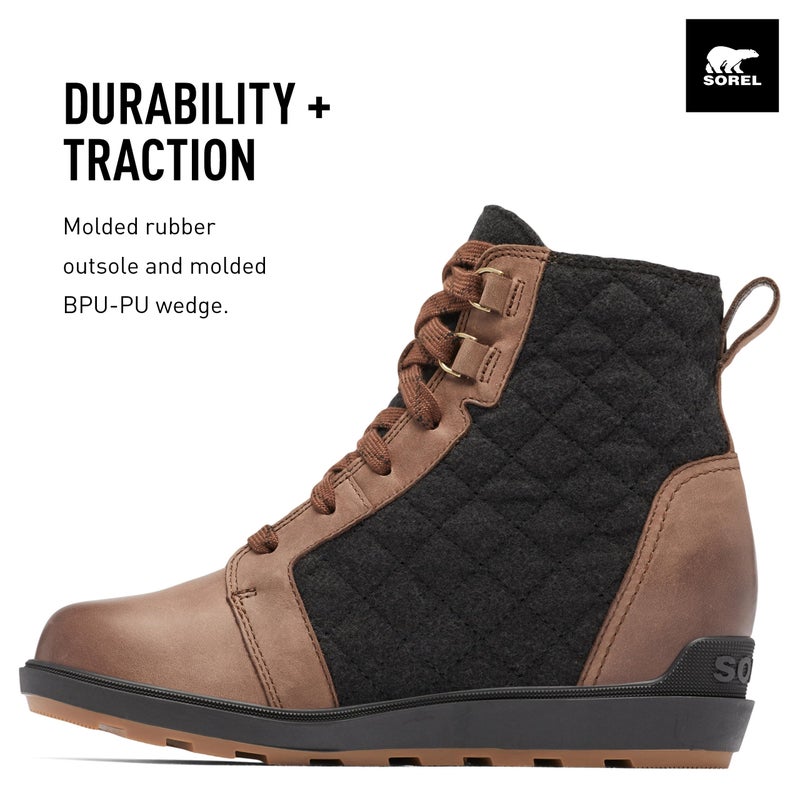 Sorel Women's Evie II NW Lace Boots - Tobacco, Black - Size 7 - Image 4