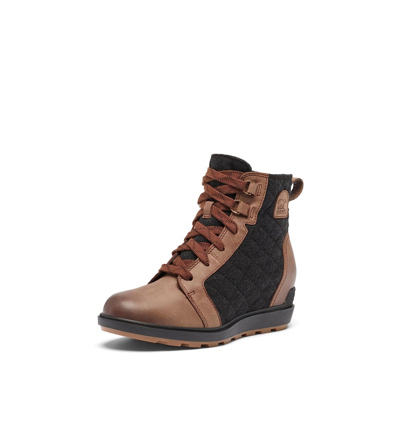 Sorel Women's Evie II NW Lace Boots - Tobacco, Black - Size 7 - Image 1