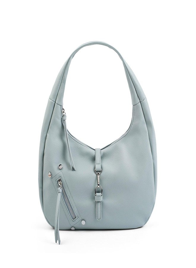 Lino Perros Avril Soft-Body Grey Shoulder Bag - Image 1