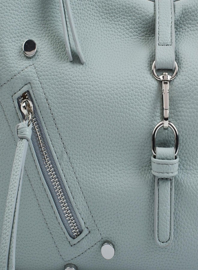 Lino Perros Avril Soft-Body Grey Shoulder Bag - Image 5