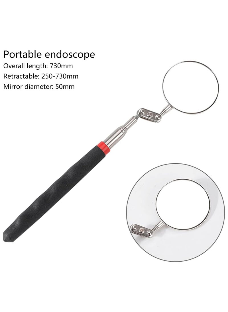 AROAQ Telescopic Inspection 360 Rotating Inspection Mechanics Inspection Car Inspection Telescopic Inspection Round Stainless Steel  - Image 3