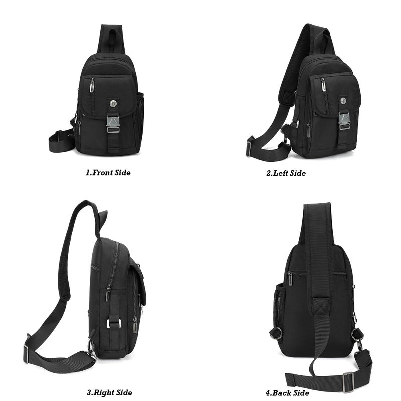 NICGID Sling Bag Chest Shoulder Backpack Crossbody Bags for Tablet Laptop Outdoor Hiking Men Women - Image 2