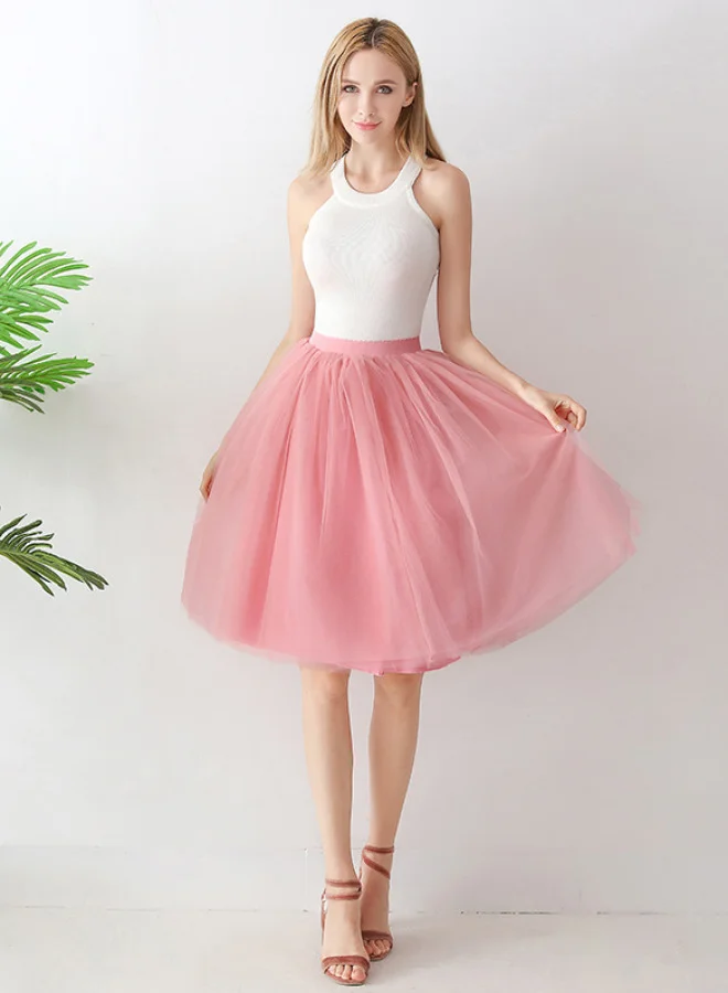 SIMPLEE Mesh Skirt Lolita Patchwork