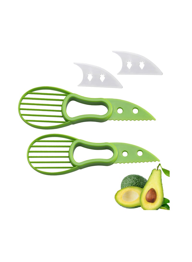 سونسر أداة قطاعة أفوكادو متعددة الوظائف، قطاعة أفوكادو 3 في 1، أداة مطبخ متعددة الوظائف، مثالية لهرس الأفوكادو ونزع النوى وصنع الجواكامولي. - Image 1