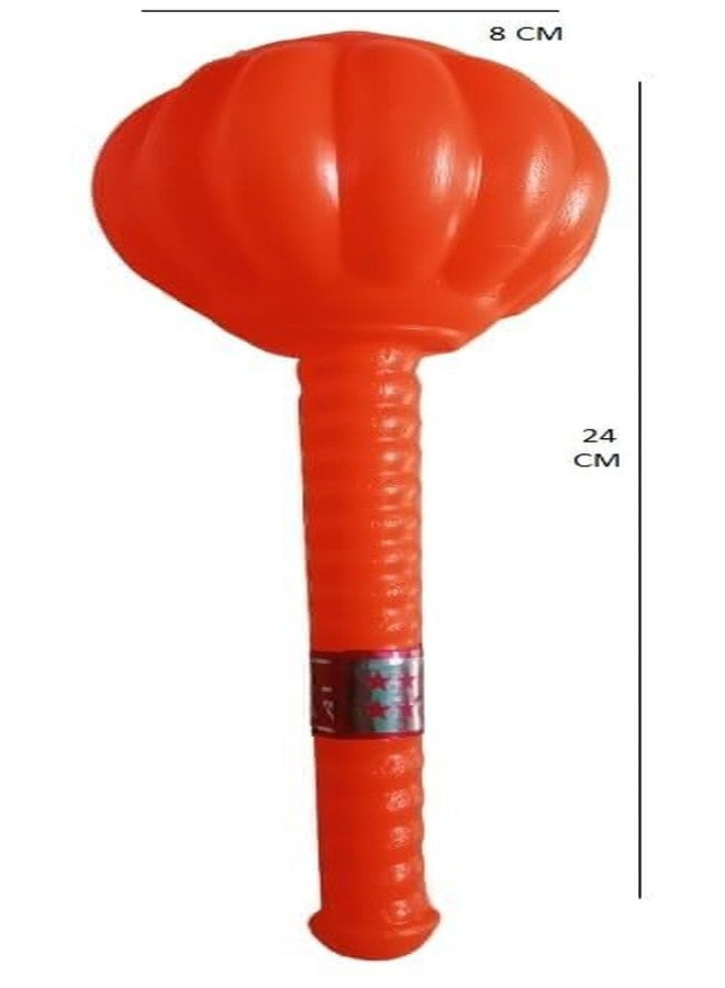 ZOKCY® 3 in 1 (1 Small Human Gada + 1 Khulhadi (Axe)+ 1 Shiv Trishul) Toy for Kids/Plastic Khulhadi Axe/Small Super Hanuman Gada Toy/Plastic Weapon Toy for Kids Dussehra & Diwali Celebration - Image 2