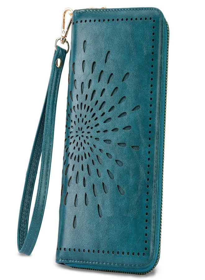 APHISON Wallet Women Large Capacity Clutch Purse For Ladies Card Holder RFID Wristlet Phone Zipper Coin Travel Pocket - Image 1