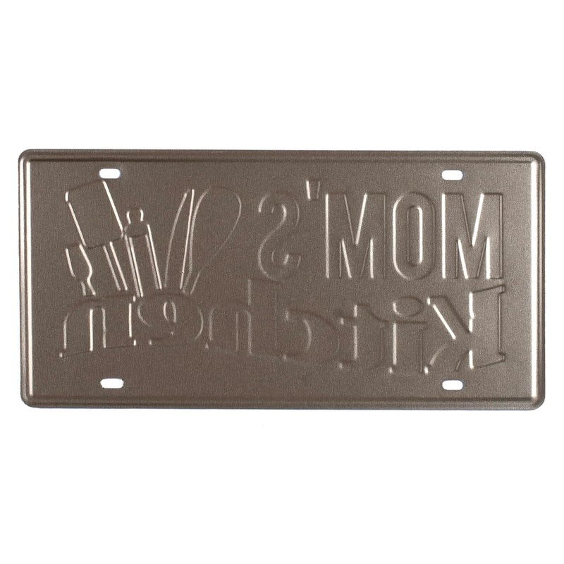 EAZYWAGON "Mom's Kitchen" Vintage Retro Metal Signs - License Wall Plate, Car Tag - Ideal for Cafe, Restaurant, Shop, Home, Hotel, Club, Office, Living Area - Design Plaque - Image 3
