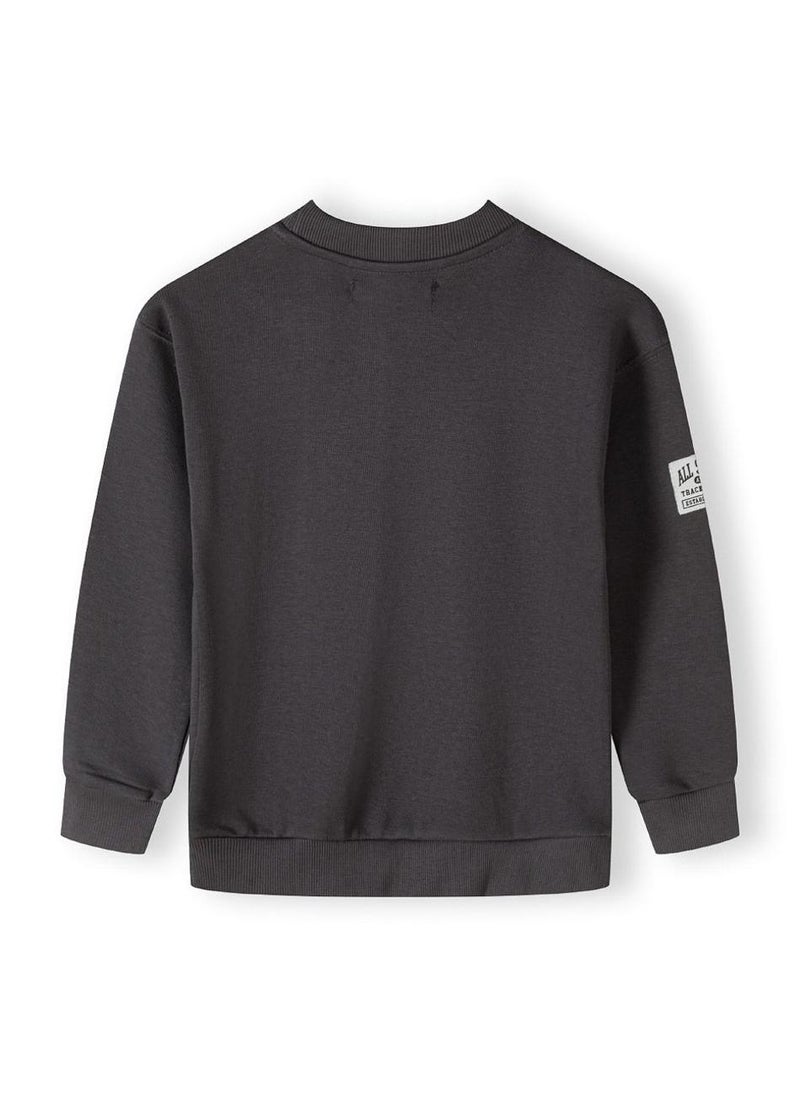 مينوتي سويت شيرت ولادي بفتحة رأس مستديرة وطبعة - Image 3